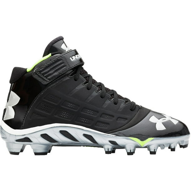 Under Armour Mens UA Fierce D Black/White 11 D US Under Armour Mens UA Fierce D Black/White 11 D US